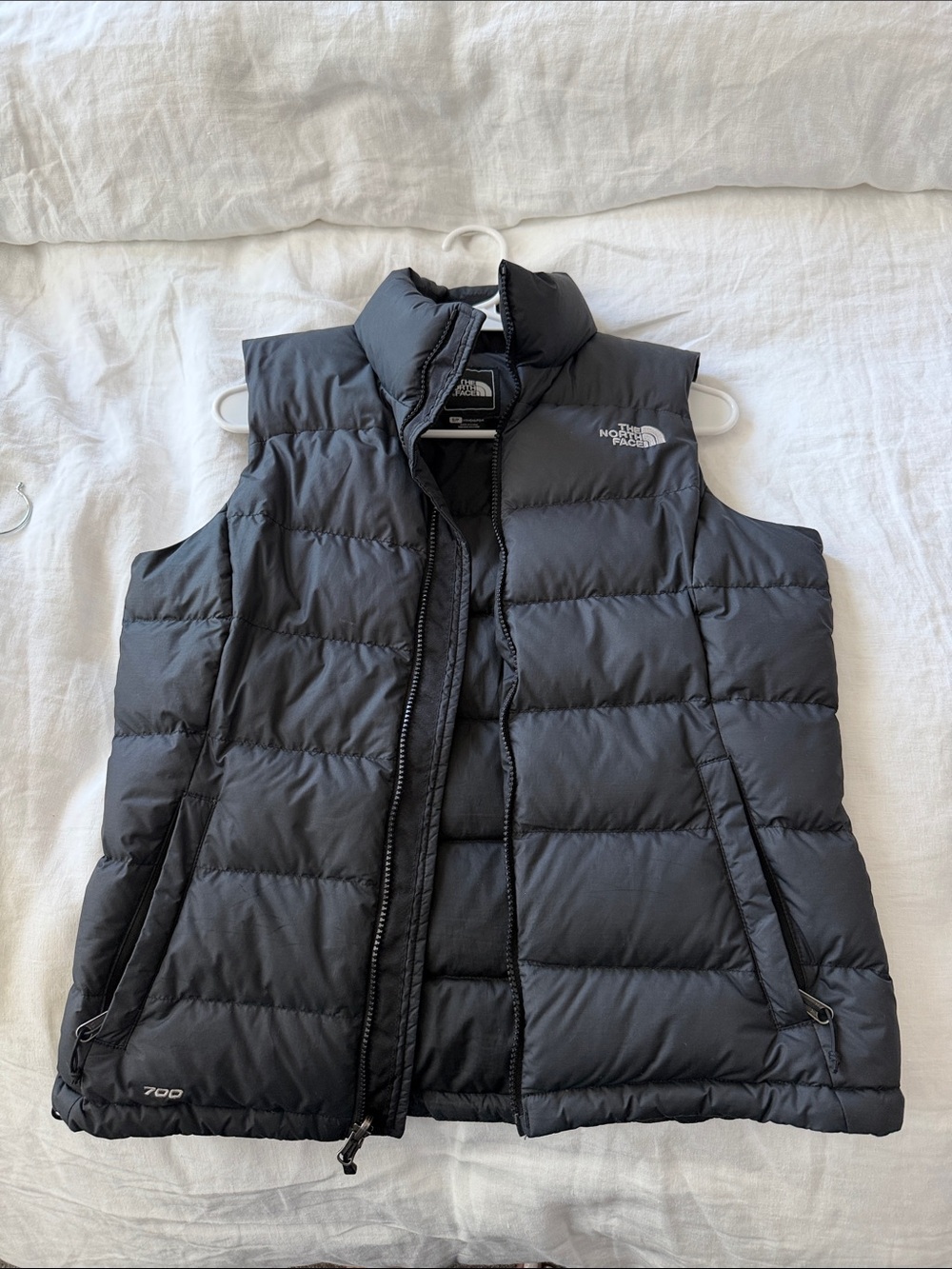 The North Face Black Quilted Down Vest